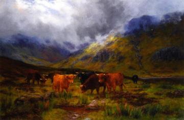 Morning Mists Glen Tilt Artwork by Louis Bosworth Hurt