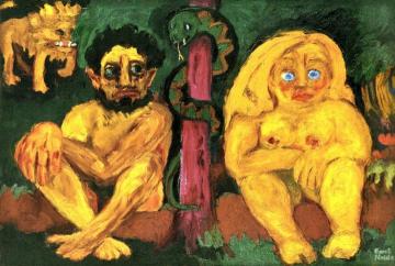 Paradise Lost Artwork by Emil Nolde
