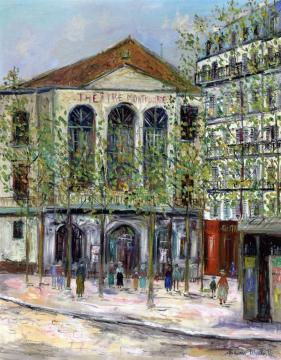 The Théâtre De L'atelier Artwork by Maurice Utrillo