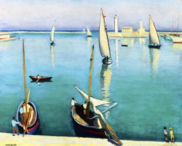 Sailboats at Sète Artwork by Albert Marquet