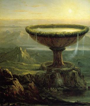 The Titan's Goblet Artwork by Thomas Cole