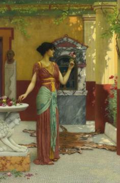 The Bouquet Artwork by John William Godward