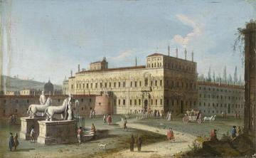 View Of The Quirinal In Rome Artwork by Jacopo Fabris