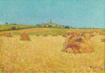 Les Meules Artwork by Achille Lauge