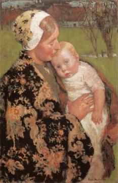 Motherhood Artwork by Gari Melchers