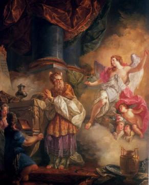 The Visit Of The Angel To Zechariah Artwork by Luis Paret y Alcazar