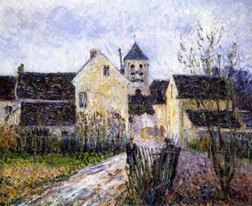 Entrance of the Village of Osny near Pontoise Artwork by Gustave Loiseau