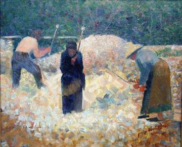 Rock-Breakers, Le Raincy Artwork by Georges Seurat