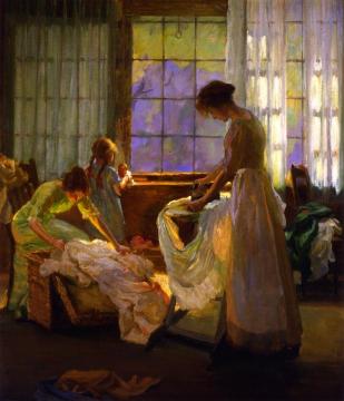 Ironing Day Artwork by Jean Mannheim