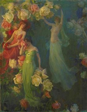 Perfume of Roses Artwork by Charles Courtney Curran