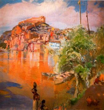 Fantasia de l'Ebre Artwork by Joaquin Mir Trinxet