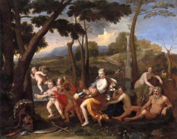 The Abduction of Rinaldo Artwork by Nicolas Poussin