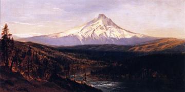 Mount Hood From Hood River Artwork by Gilbert Munger
