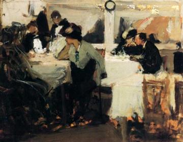 Cafe De Paris Artwork by Richard Edward Miller