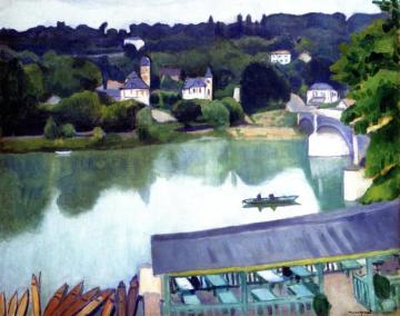 The Bridge At Chenneviere Artwork by Albert Marquet
