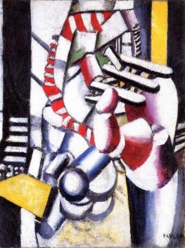 The Wounded Artwork by Fernand Léger