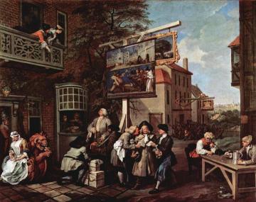 Canvassing for Votes Artwork by William Hogarth