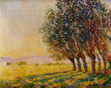 Willows at Sunset Artwork by Claude Oscar Monet