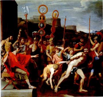 Camillus and the Schoolmaster of Faleri Artwork by Nicolas Poussin