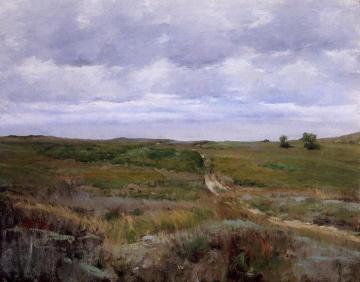 Over the Hills and Far Away Artwork by William Merritt Chase