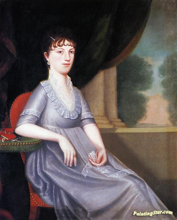 Mrs. Ebenezer Porter (lucy "patty" Pierce Merwin) Artwork by Ralph Earl