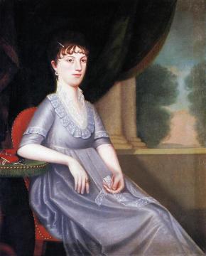 Mrs. Ebenezer Porter (lucy "patty" Pierce Merwin) Artwork by Ralph Earl