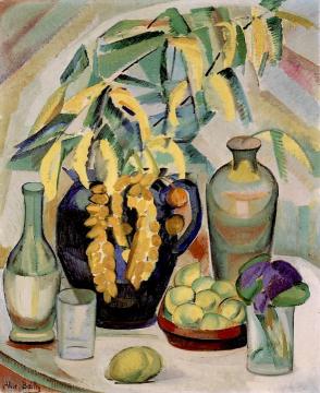 Still Life With Minosas Artwork by Alice Bailly