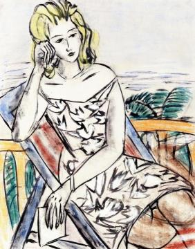 Portrait Of A Young Girl Artwork by Max Beckmann