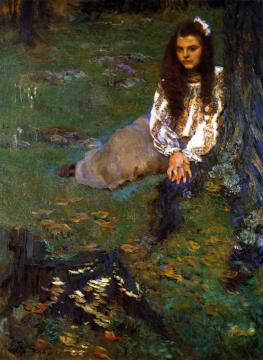 Dorothea in the Woods Artwork by Cecilia Beaux