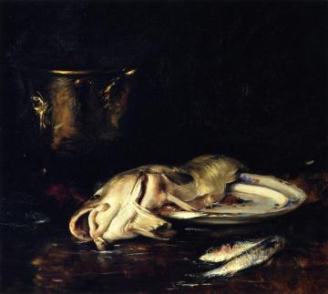 An English Cod Artwork by William Merritt Chase
