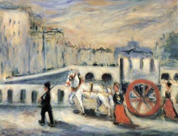 The Red Cart Artwork by Emile-othon Friesz