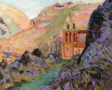 Central Landscape Artwork by Armand Guillaumin