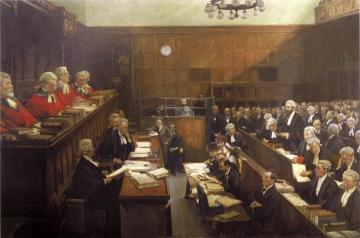 High Treason Trial Of Roger Casement Artwork by Sir John Lavery