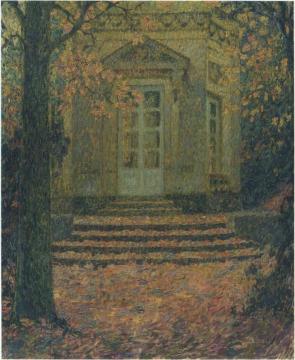 Pavilion of Music in Autumn Artwork by Henri Le Sidaner