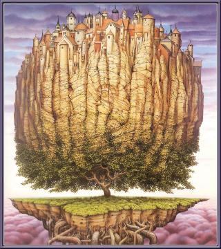 Cowan City Artwork by Jacek Yerka