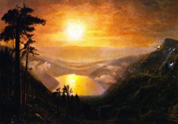 Sunrise, Donner Lake Artwork by Gilbert Munger