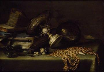 Still Life with a Gold Chain Artwork by Pieter Claesz