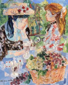 Mother and Child Artwork by Emilio Grau Sala