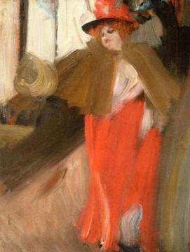 Night Effect (study) Artwork by Anders Zorn