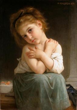 La Frileuse Artwork by William Adolphe Bouguereau