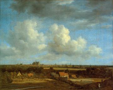 View Of Haalem From The North-west Artwork by Jacob van Ruisdael