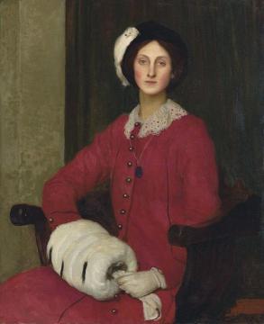 Portrait Of Hilda Spencer Watson Artwork by George Spencer Watson