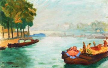Banks of the Seine, Paris Artwork by Albert Marquet