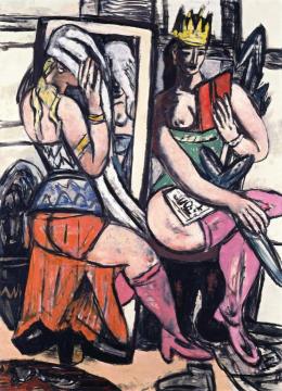 Actresses Artwork by Max Beckmann