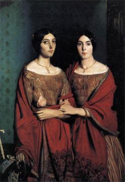 The Artist's Sisters Artwork by Theodore Chasseriau