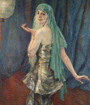 Portrait Of Anneliese Wolff Artwork by Edward Cucuel