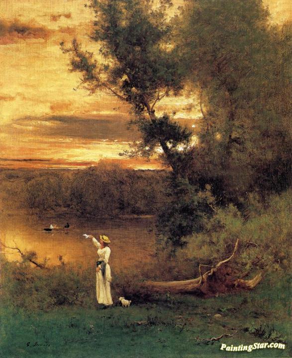 Shades of Evening Artwork by George Inness