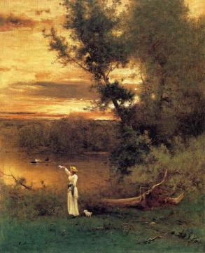 Shades of Evening Artwork by George Inness