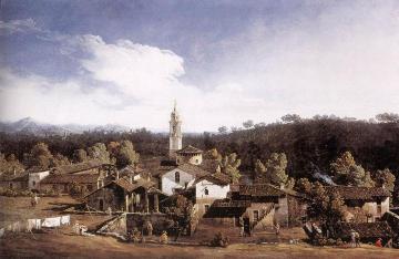 View of Gazzada near Varese Artwork by Bernardo Bellotto