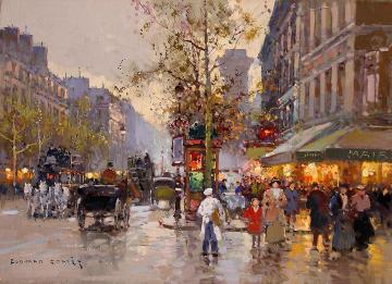 Porte St. Denis Artwork by Edouard Léon Cortes